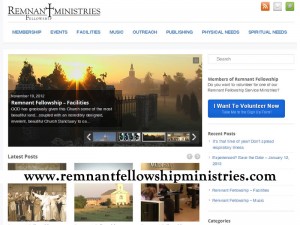 Remnant Fellowship Ministries website