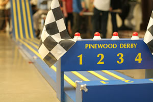 Remnant Fellowship - Pinewood Derby - Finish Line