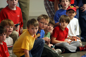 Remnant Fellowship - Pinewood Derby - Watching the Race