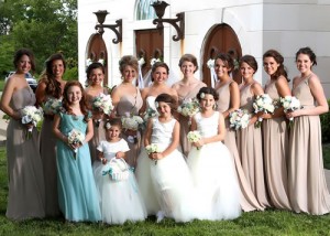 Remnant Fellowship - Ruberto/Hayden Covenant Wedding - Bride-Bridesmaids-Flowergirls