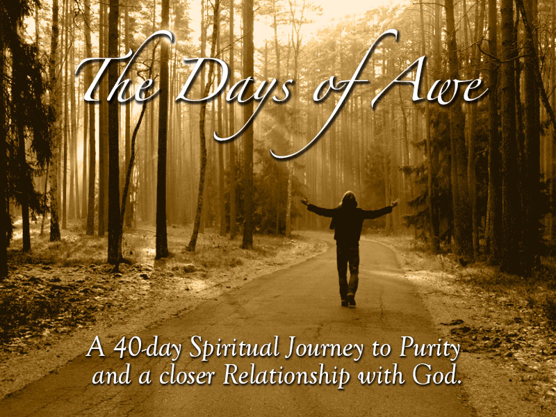 Days Of Awe - A 40-Day Spiritual Journey to Purity and a closer Relationship with God