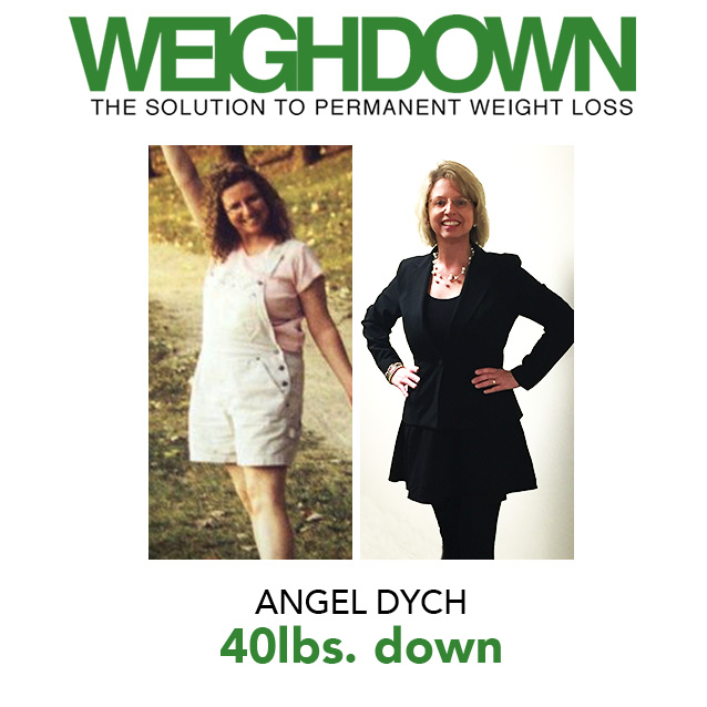 Weigh Down Before & After Angel Dych