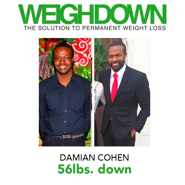 Weigh Down Before & After Damian Cohen