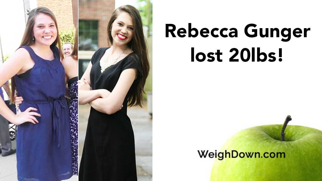 Weigh Down Before & After Rebecca Gunger