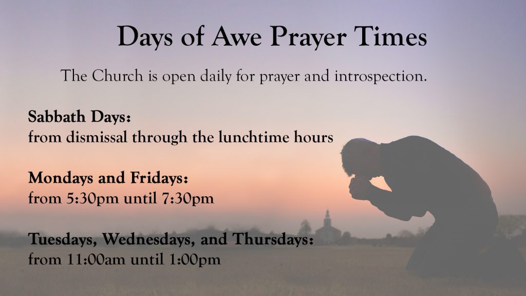 Remnant-Fellowship-Days-of-Awe-prayer-times