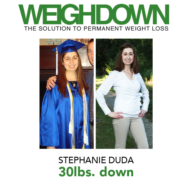 Weigh Down Before & After Stephanie Duda