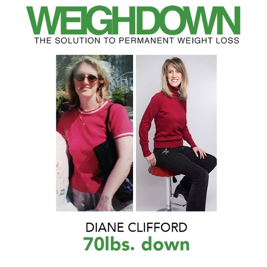 Weigh-Down Before After Diane Clifford