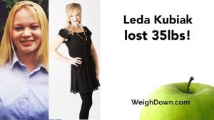 Weigh Down Before & After Leda Kubiak