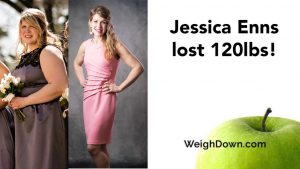 Jessica Enns Before & After Weigh Down