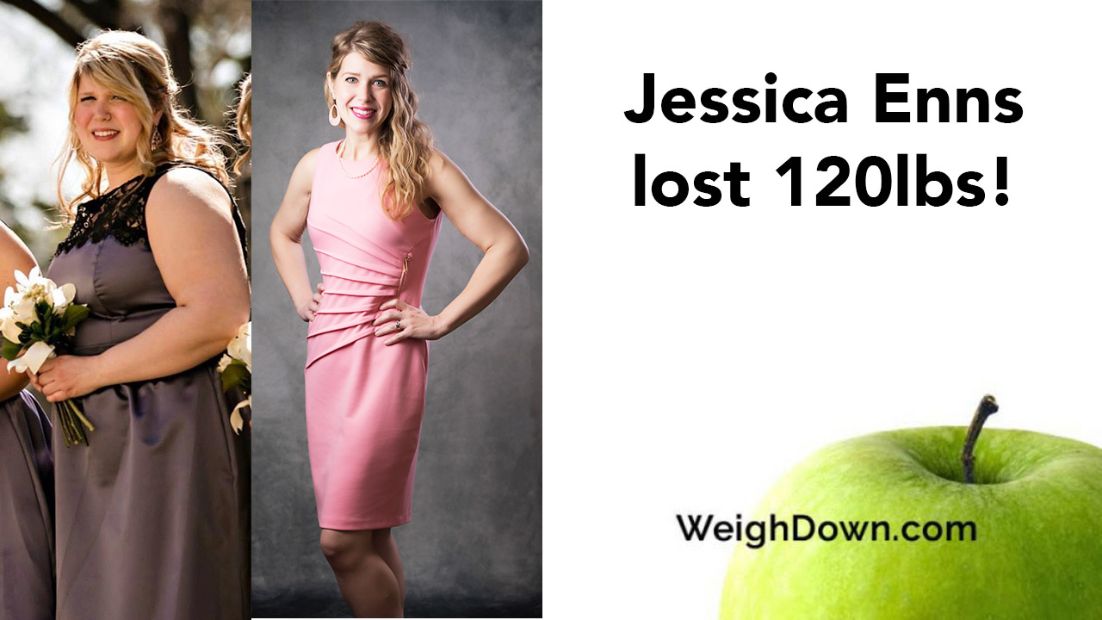 Jessica Enns Before & After Weigh Down