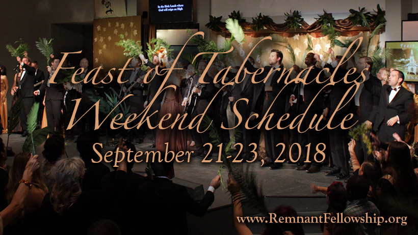 Feast of Tabernacles 2018